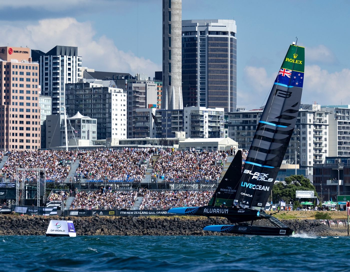 Black Foils Fly in Auckland