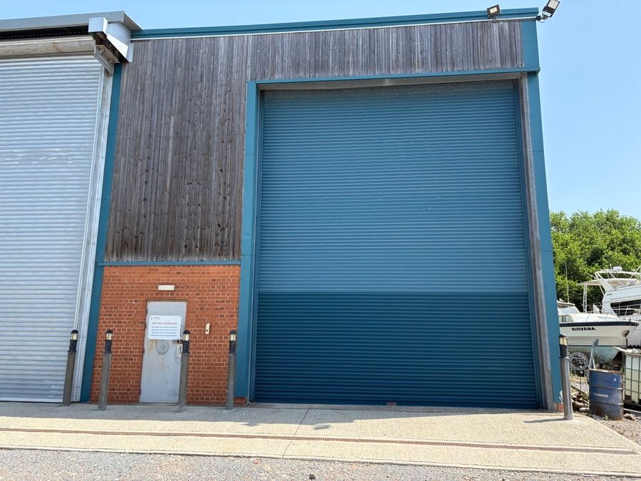 Boat shed and workshop space for lease at Essex marina, 17 August 2026
