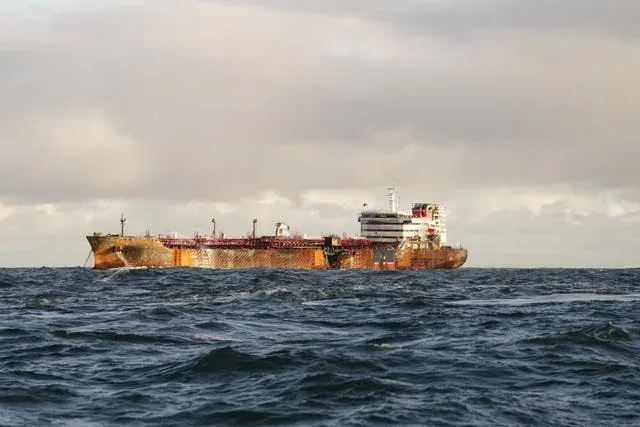 Burnt out Stena Immaculate