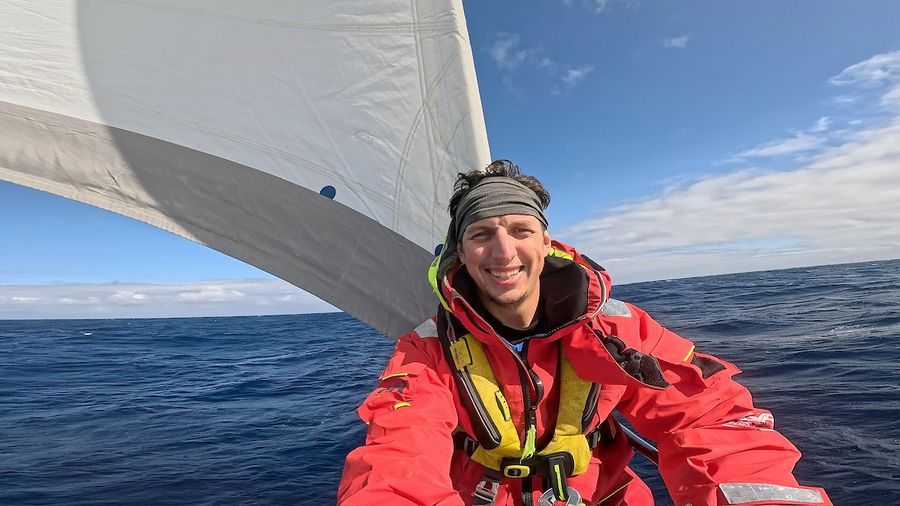 Golden Globe Race skipper Henry Wootton (36 - UK) sailing Cape George 36 ‘Privateer’