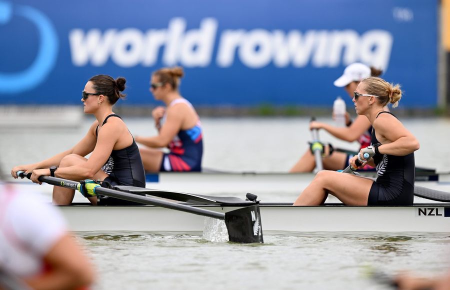 World champion pair and returning eights lead NZ's 28-strong Amsterdam squad, 16 July 2026
