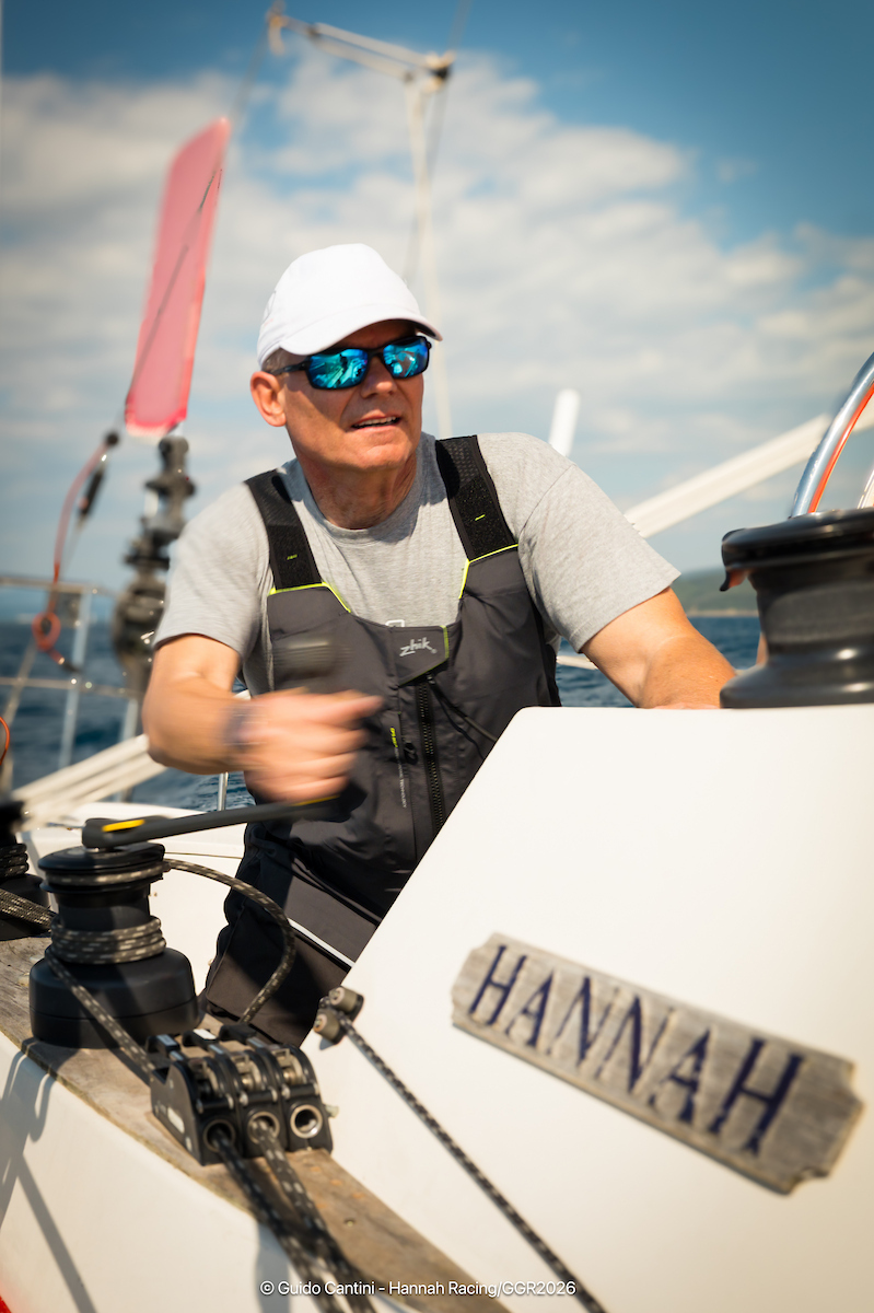 Guido Cantini attempts to sail around the world non-stop, solo and unassisted on his 34 foot Vancouver 34, Hannah of Cowes. In this restro race no modern equipment is allowed. Navigation is done with the use of a sextant and weather forecasting is only possible with a barometer or barograph.
