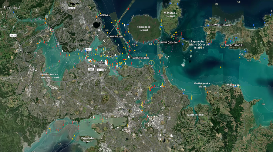 Waitemata and Manukau Map