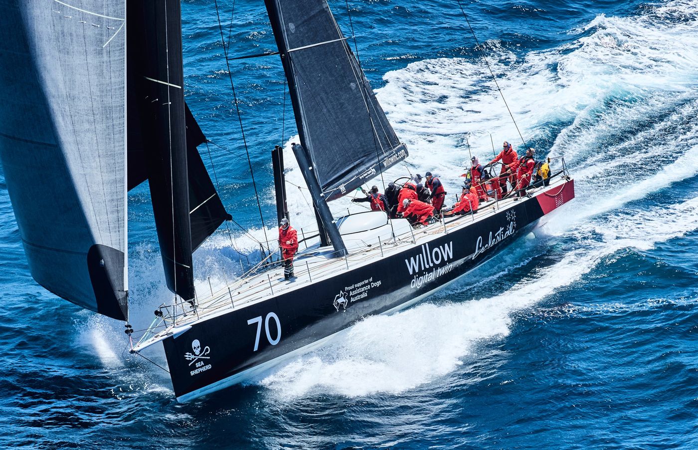 Celestial V70 wins the Tattersall Cup Photo- Carlo Borlenghi, Rolex Sydney Hobart on Facebook