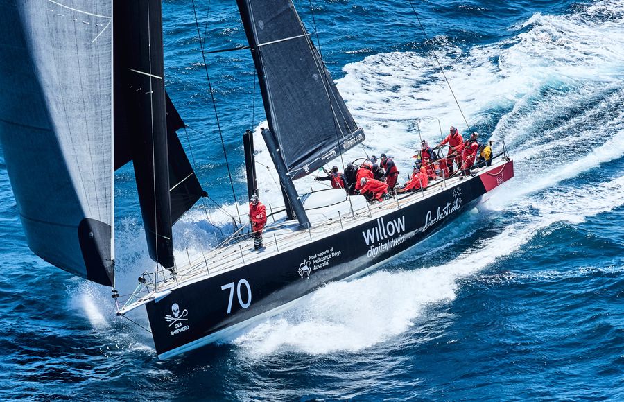 Celestial V70 wins the Tattersall Cup Photo- Carlo Borlenghi, Rolex Sydney Hobart on Facebook