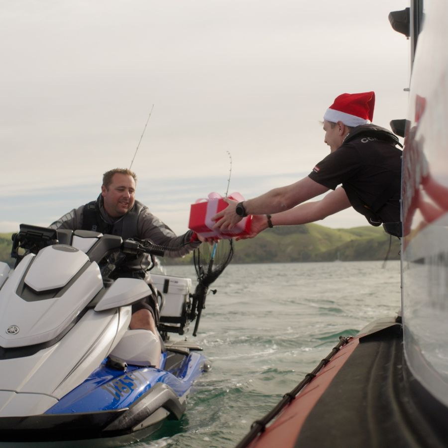 Christmas Day Rescues by Coastguards All Across New Zealand Photo- Coastguard New Zealand on Facebook