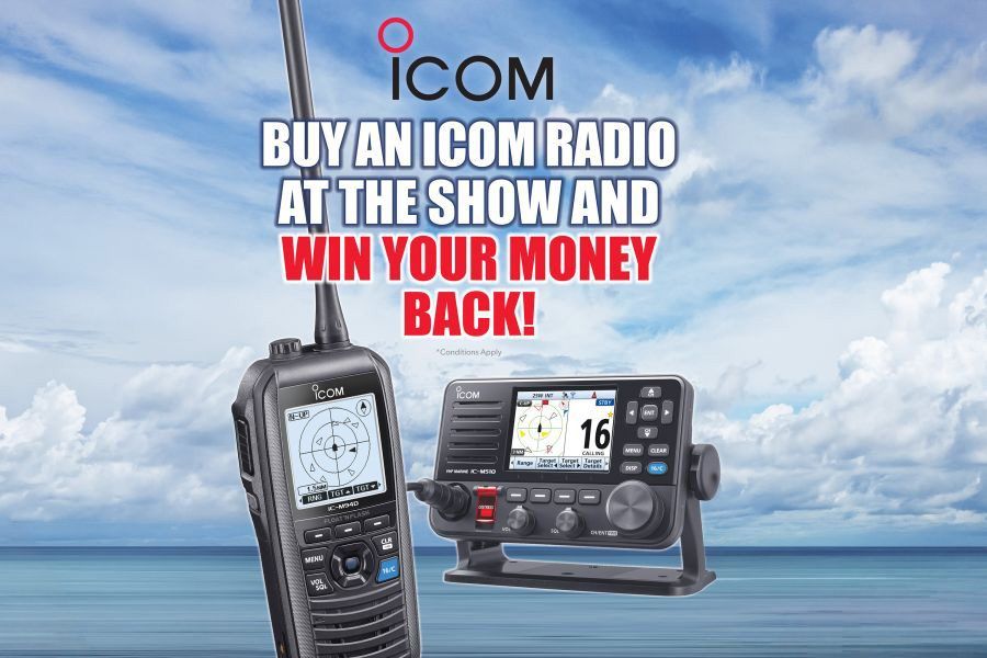 Icom's Southampton show deal could refund your VHF radio, 17 September 2026
