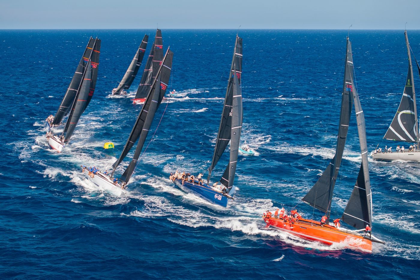 Maestrale delivers perfect sailing as Rolex Swan Cup fleet completes coastal and windward-leeward racing