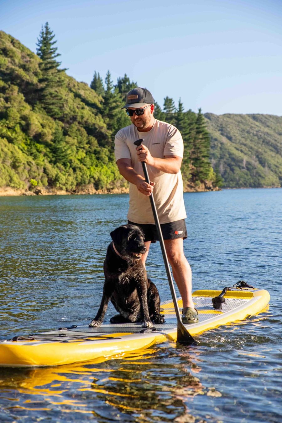 A man and his dog