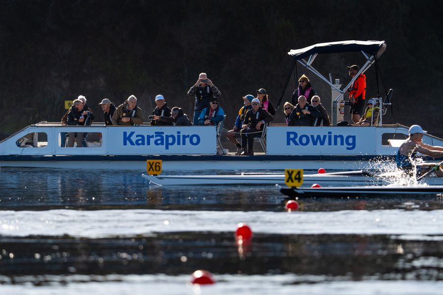 Former Olympians reunite at Lake Karapiro, with old rivalries still very much alive.