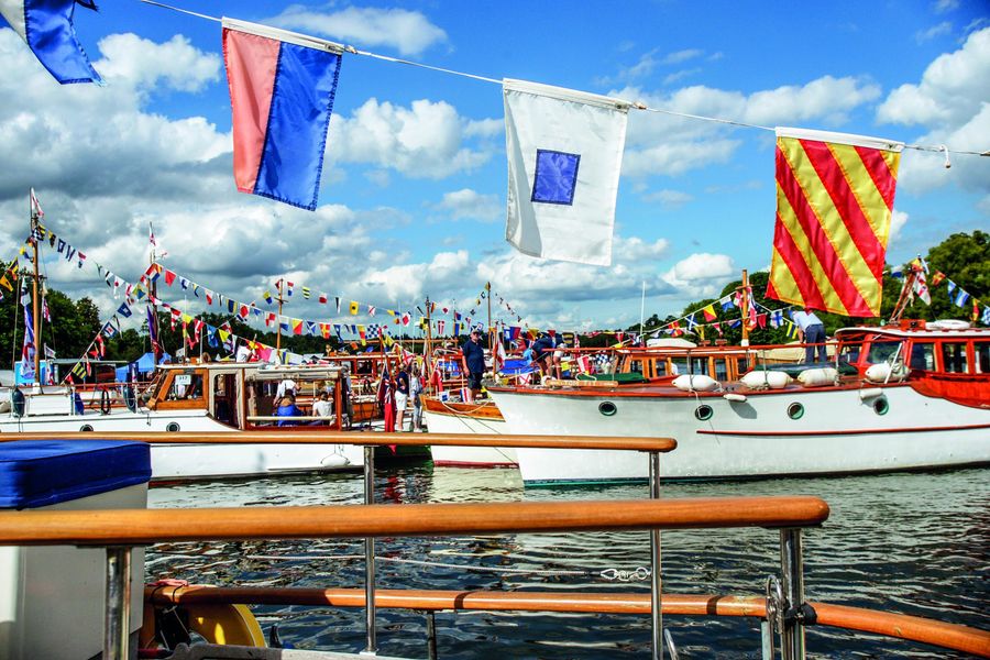 Classic boats are the stars of the show, but the're not the only actors.