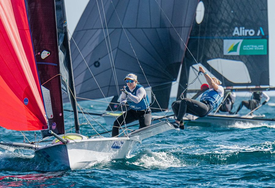 Shifting winds and mental toughness shake up LA 2028 Olympic test regatta, 06 August 2026