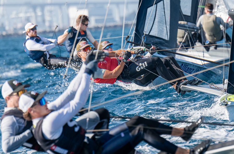 Shifting winds and mental toughness shake up LA 2028 Olympic test regatta, 06 August 2026