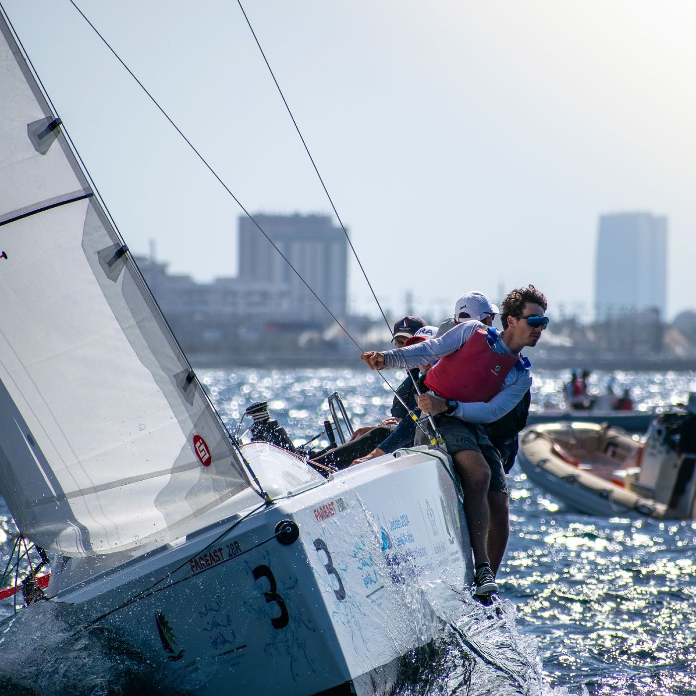 Day 1 racing Image credit Saudi Sailing Federation on Facebook 1