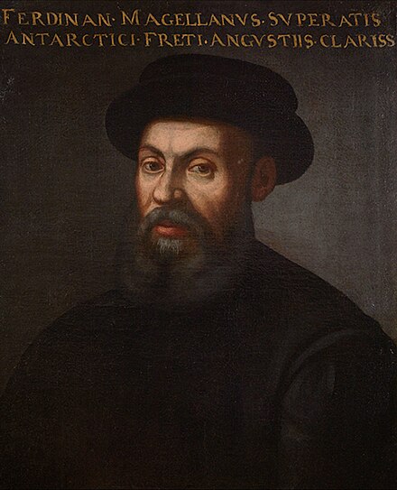 Ferdinand Magellan, in a 16th- or 17th-century anonymous portrait