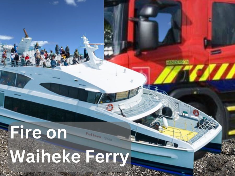 Fire on Waiheke Ferry