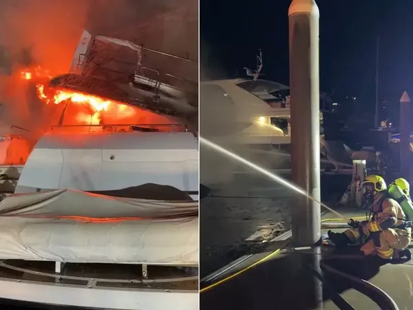 Firefighters-were-called-to-a-blaze-at-The-Spit-Marina-in-Mosman-Sydney-early-on-Friday.-Photo-HANDOUTFIRE-AND-RESCUE-NSW.webp