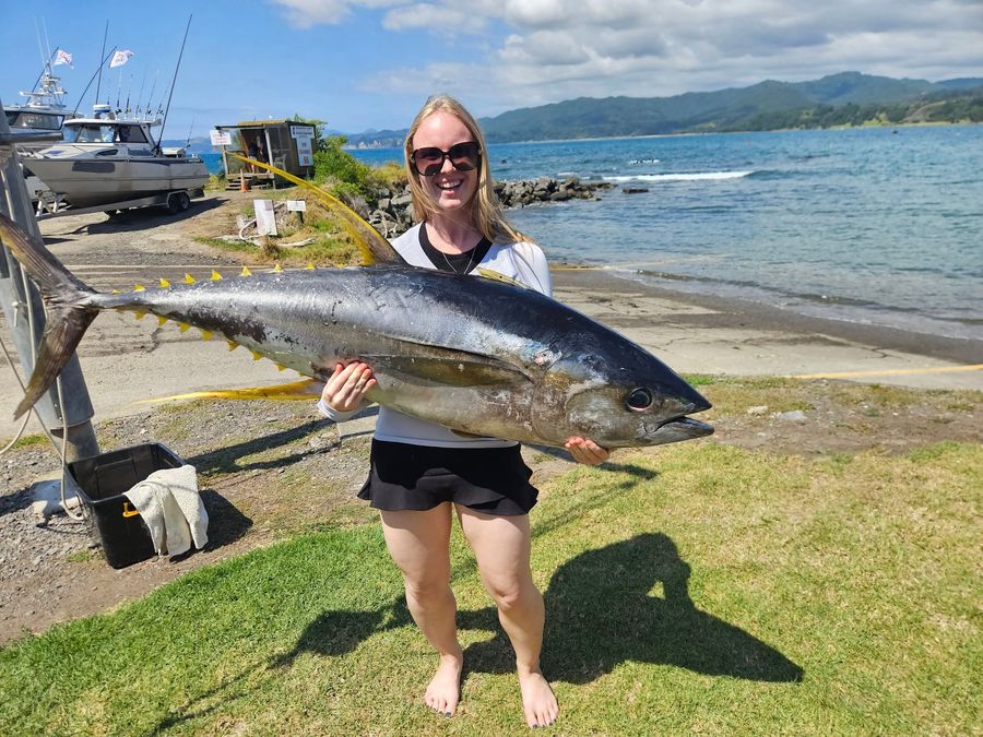 The 37kg Yellow Fin Tuna caught at the White Pointer boats 30th Anniversary Fishing Competition / White Pointer Boats (Facebook)