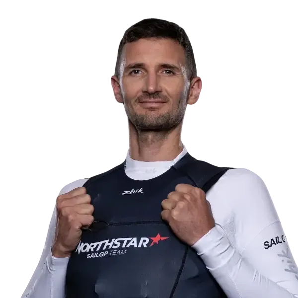 Giles Scott, Northstar driver. Photo credit: SailGP media