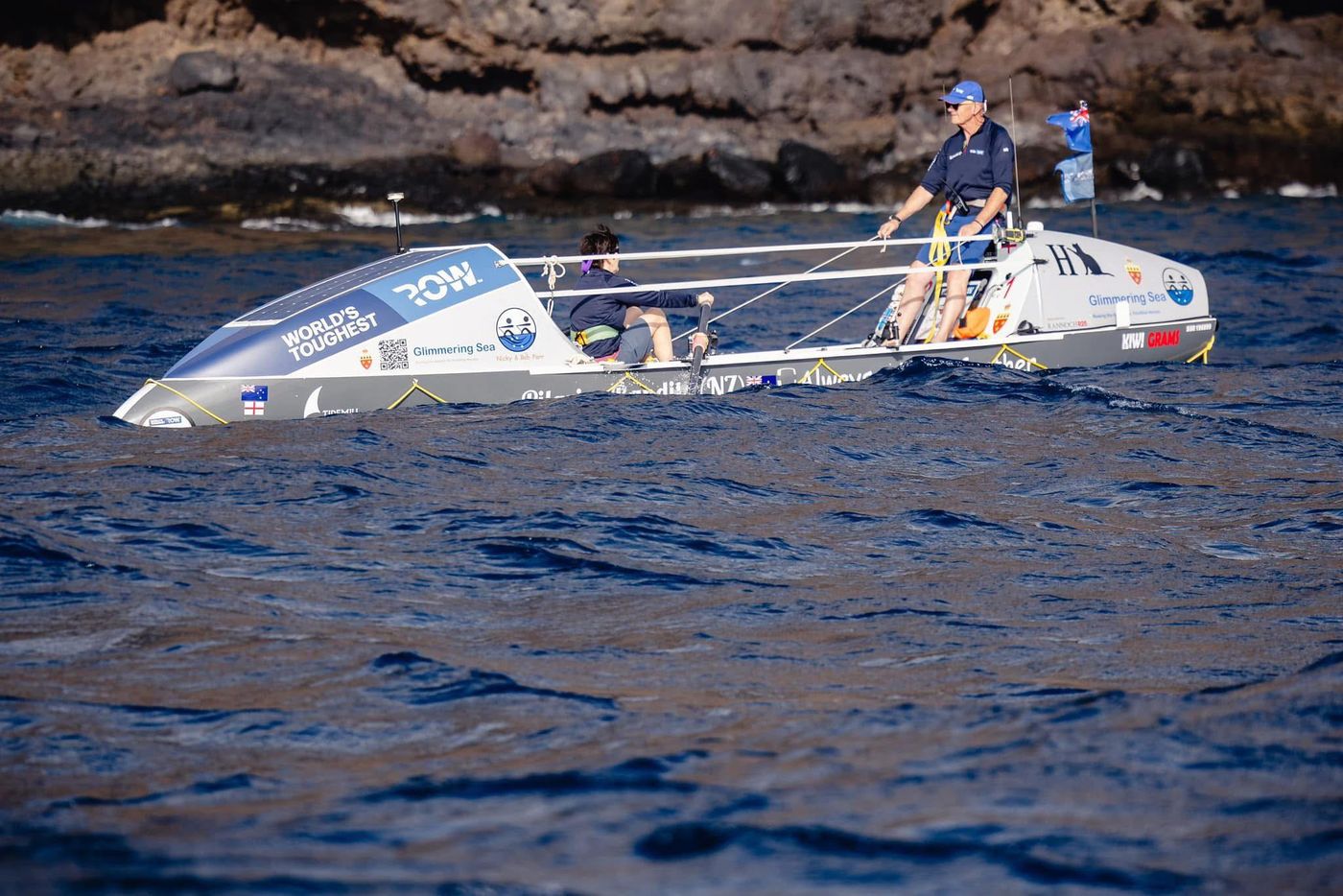 Glimmering Sea Rowing Boat Photo- Glimmering Sea on Facebook