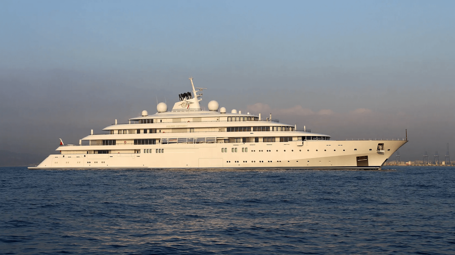 123m of pure opulence, Golden Odyssey by Lurssen at the Monacco Boat Show. Photo credit: Lurssen https://www.lurssen.com/en/new-build/yachts/golden-odyssey/