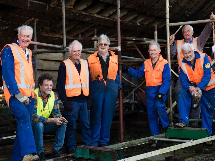 Gordon-Whiteacre-Barry-Fullerton-Peter-McCurdy-Michael-Hilliar-Peter-Stone-Terry-Hay-and-Peter-Henley-on-the-Toroa-sawmill-railway.jpg