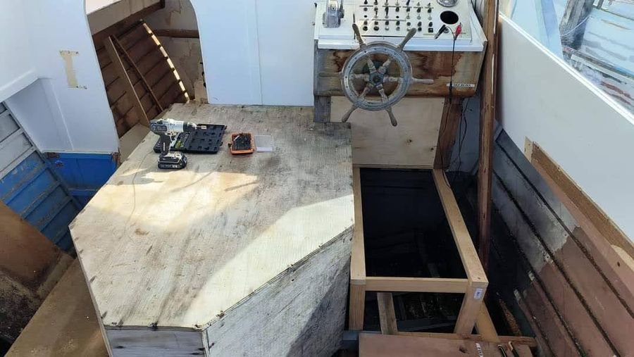 The helm before