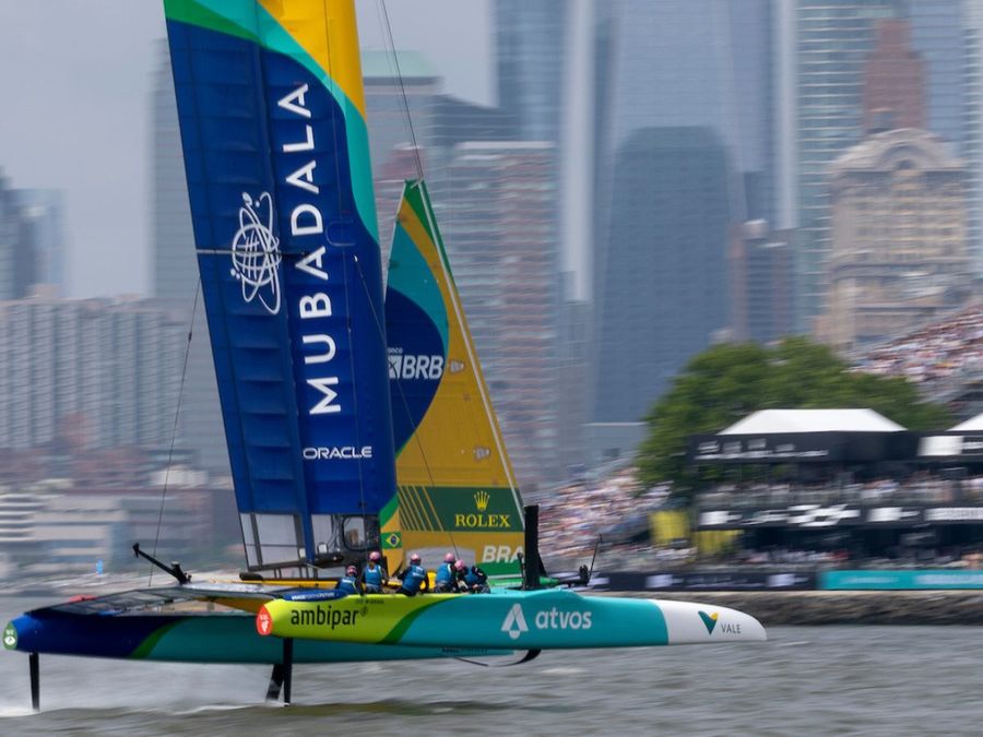 Historic win for Brazil in Race 4 of New York SailGP Are they now the hot favourites in SailGP