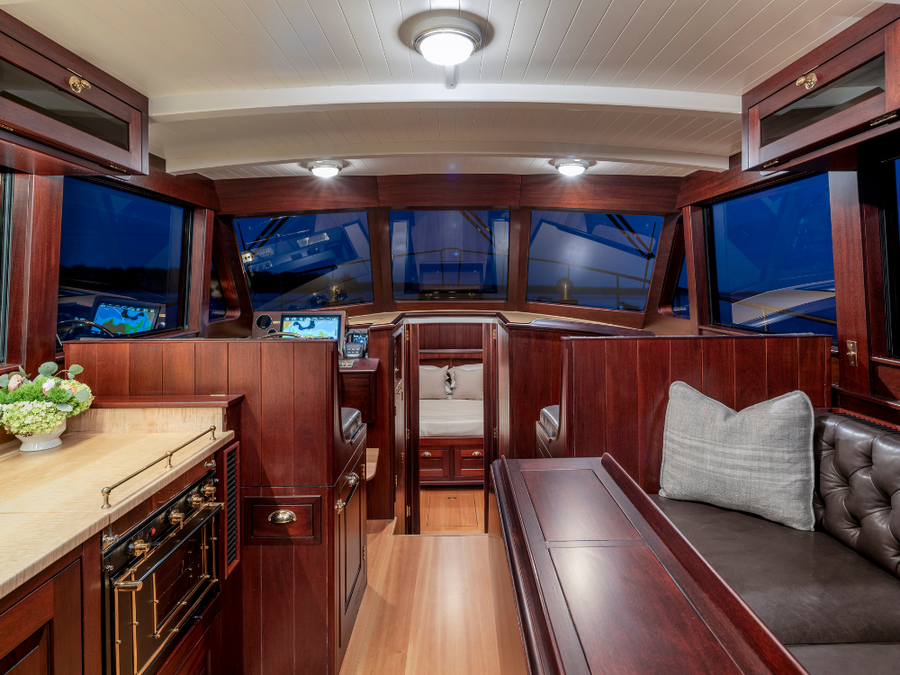 Hood 42 LM feels less yacht, more gentleman's club