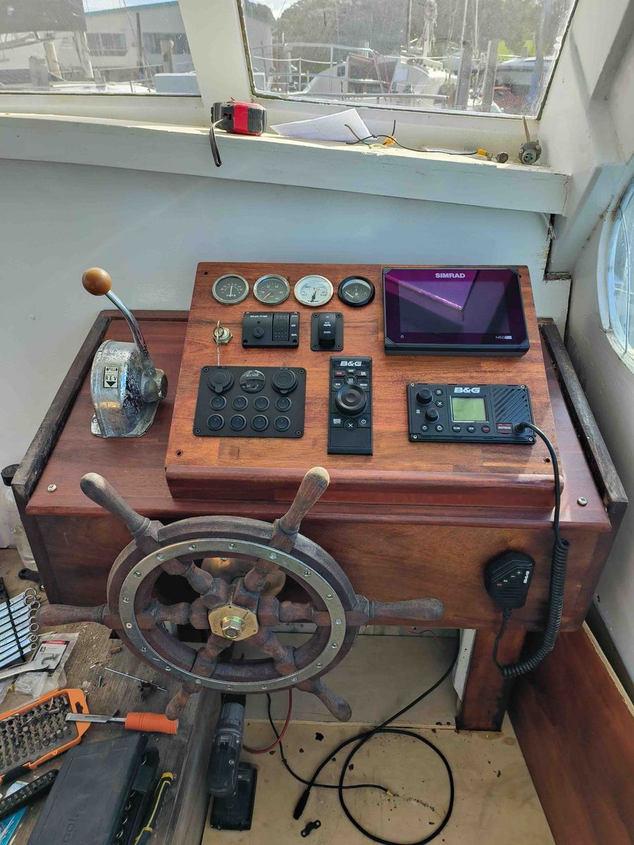 And now after the update. New SIMRAD and B&G kit.