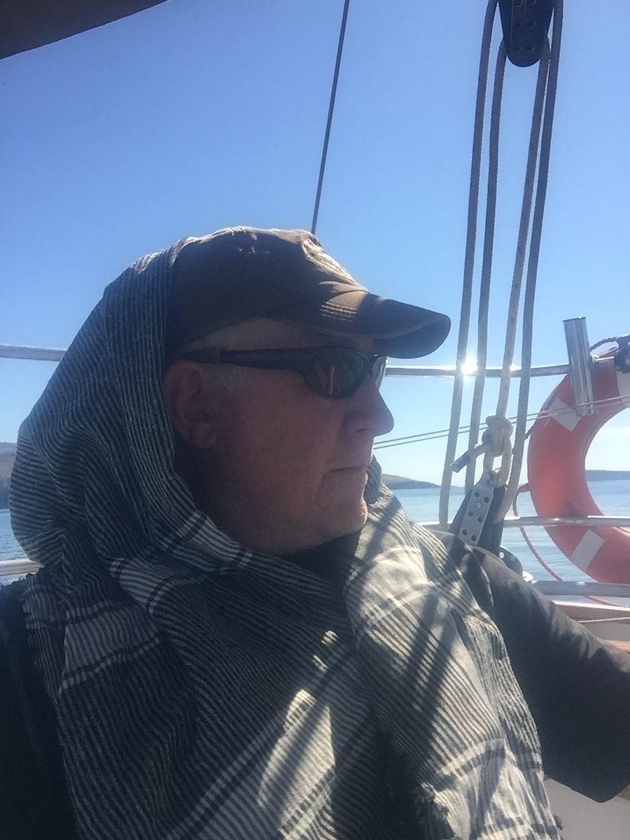 Golden Globe Race skipper Matt Woodside (05 - USA) sailing Cape George 36 ‘Tipi Haere’