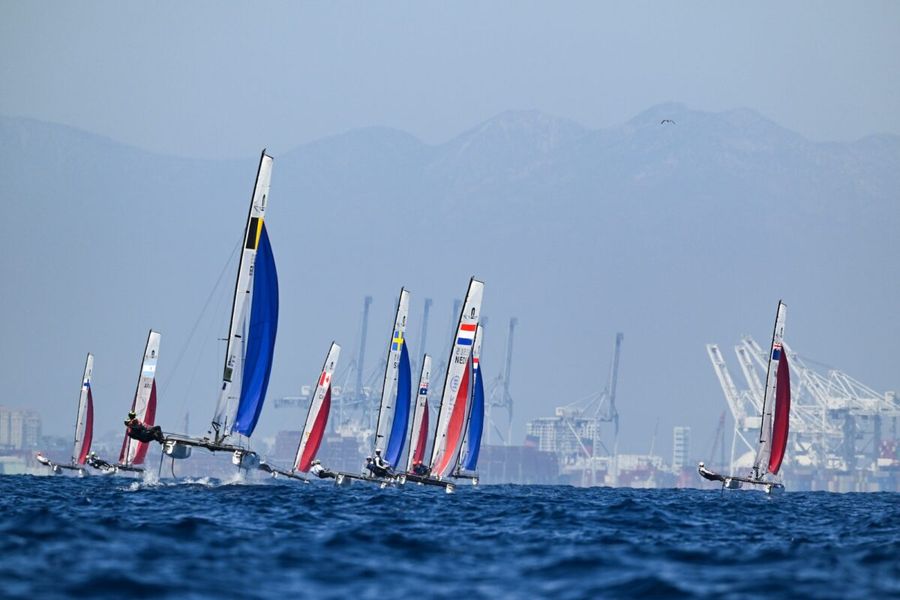 Shifting winds and mental toughness shake up LA 2028 Olympic test regatta, 06 August 2026