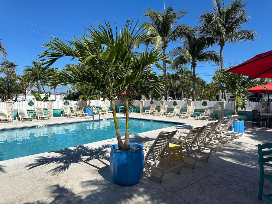 Boyd's Campground in Key West, surrounded by palm trees