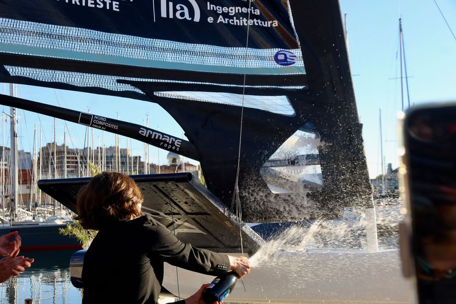 University of Trieste students launch recycled-material foiling Moth for SuMoth 2026, 22 May 2026