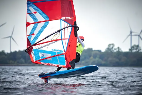 Aimee Bright led the regatta from start to finish.