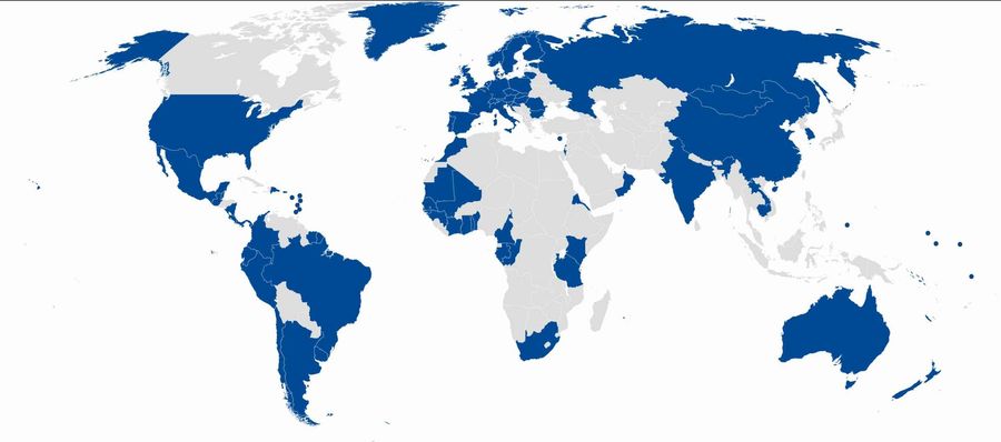 Members of the International Whaling Commission. Photo credit: Lokal_Profil, wikepedia