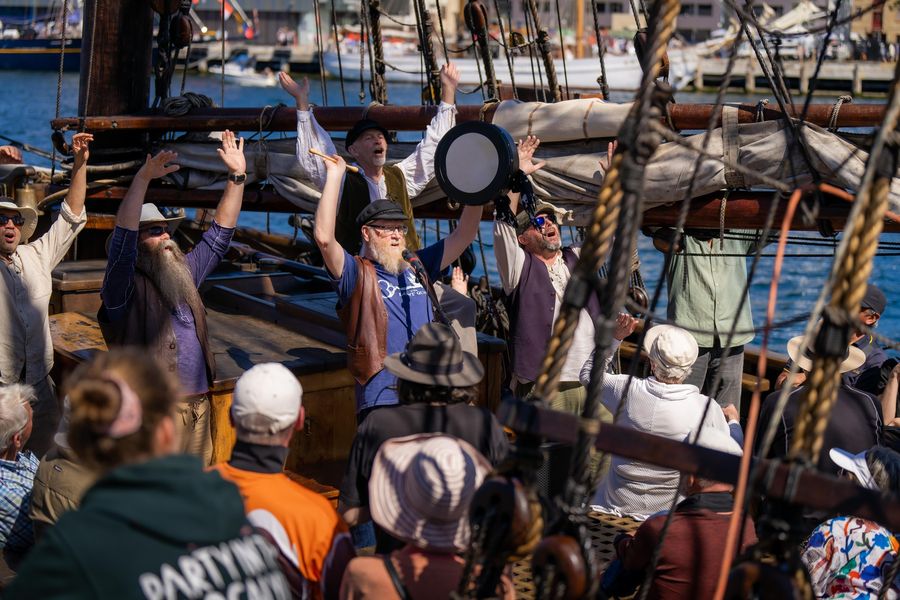 It sure is a festival, Australian Wooden Boat Festival 2024 / Mark Chew (Facebook)