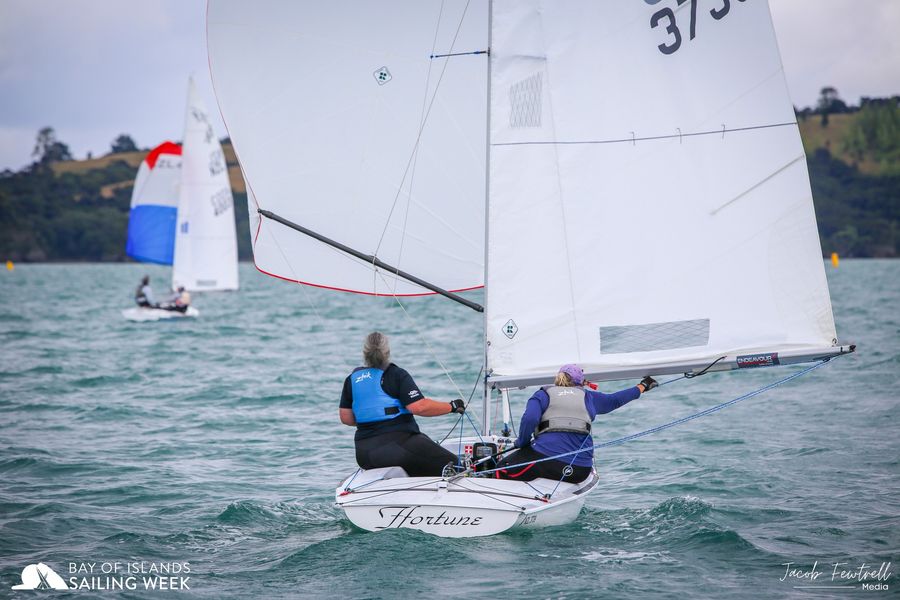 Jenny and Alana - first ever all-female crew at the 2024 First Fifteen Nationals / BOISW (Facebook)