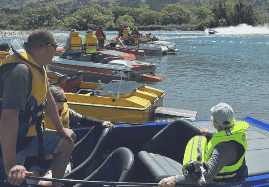 Jet Boating NZ Mitre 10 National Rally 2024. Photo credit - Jet Boating NZ Otago Branch on Facebook