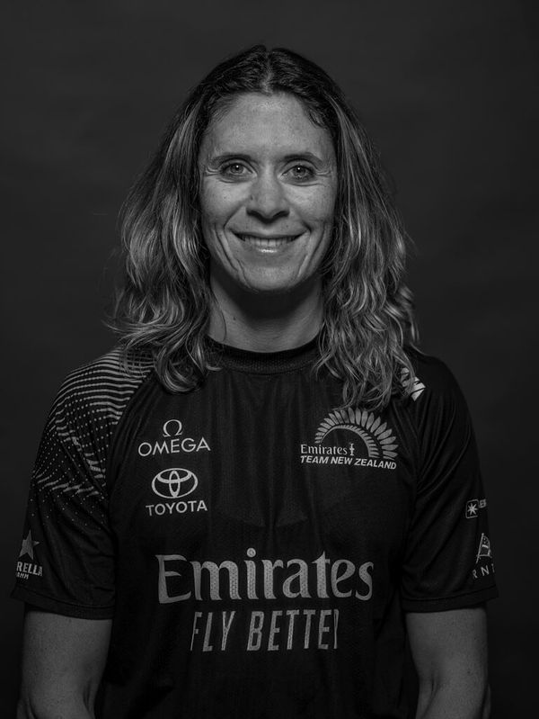 Jo Aleh, New Zealand Women's America's Cup. Photo credit : Emirates Team New Zealand