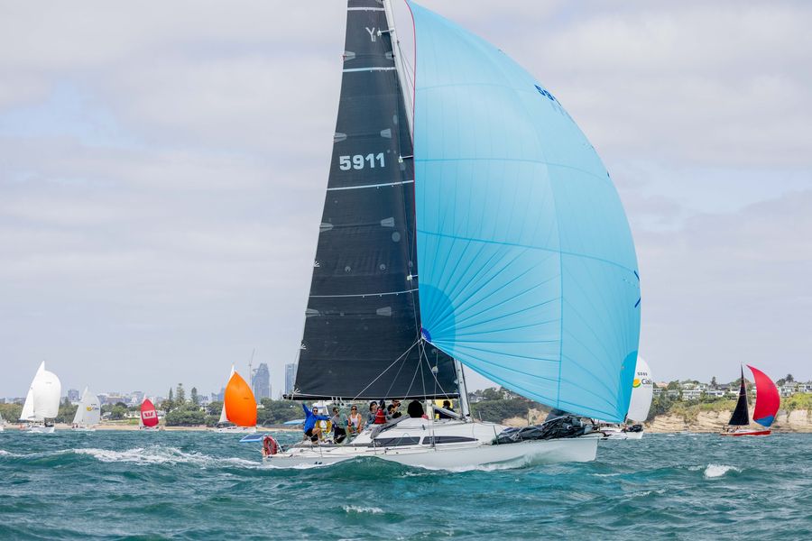 Kaimai Flyer in the 2024 PIC Harbour Classic / Suellen Hurling - Live Sail Die (PIC Harbour Classic - Facebook)
