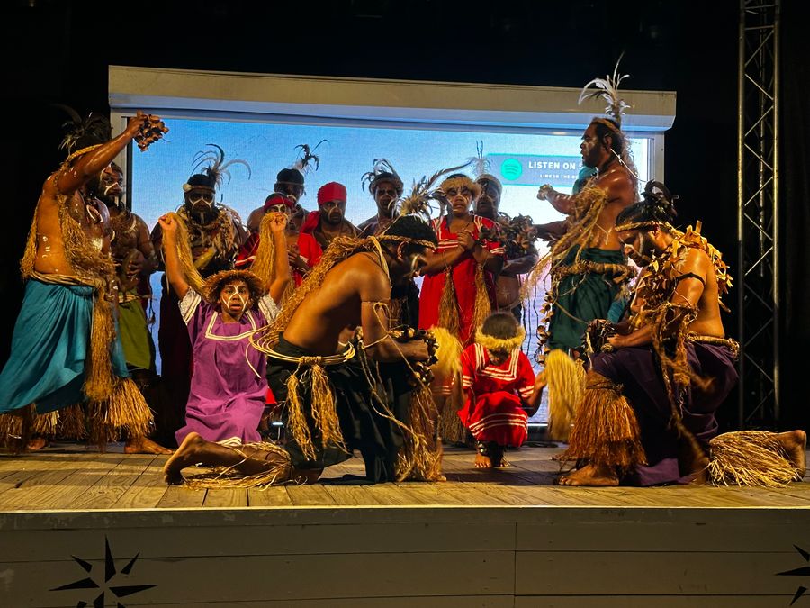 Kanak dance troupe