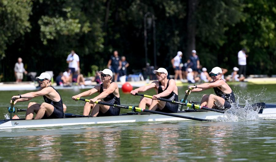 Men's Four and Double Sculls earn gold final spots at U19 Worlds, 07 August 2026