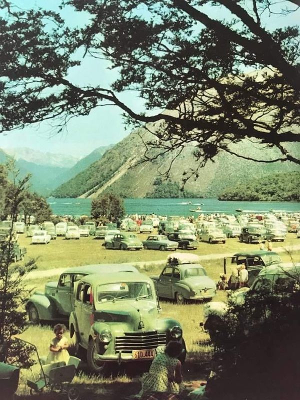 Lake Rotoiti, Nelson Lakes District, 1963. Nelson Photo News.