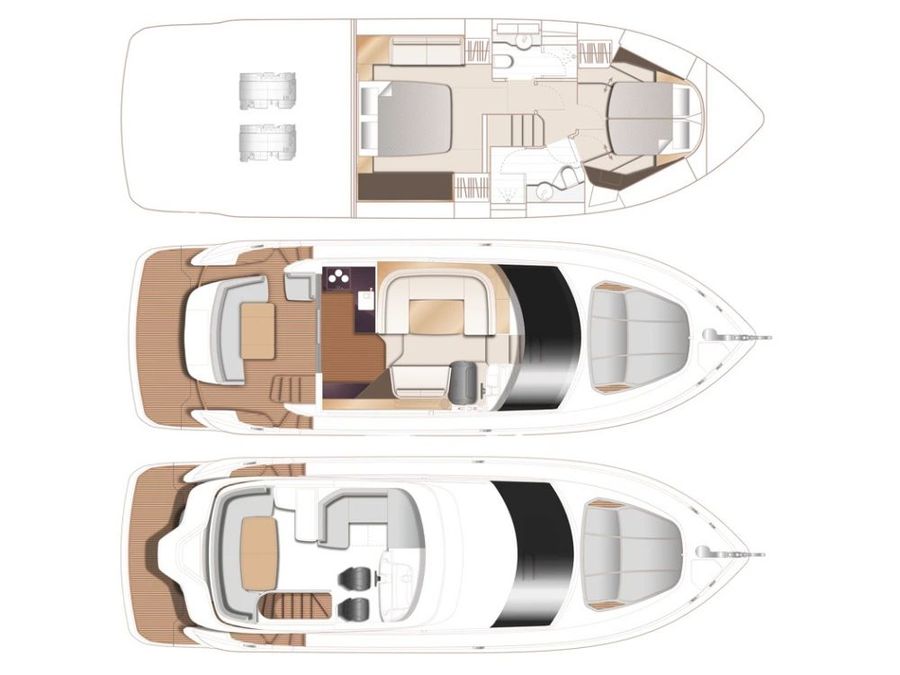 Layout of the Princess F45