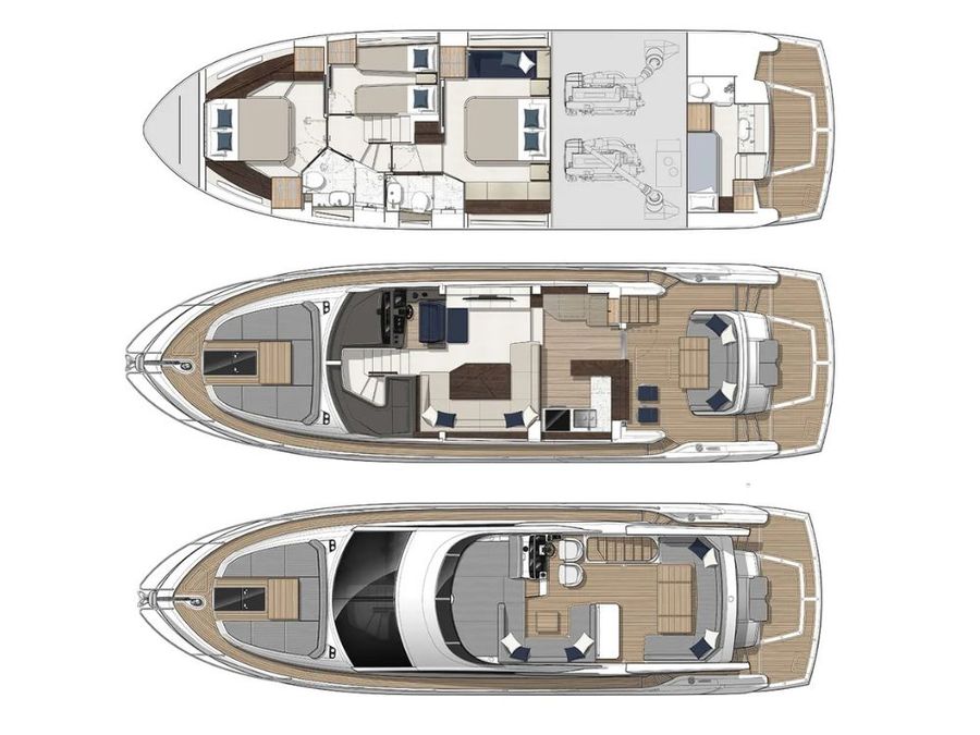 Layout of the Sunseeker Manhattan 55