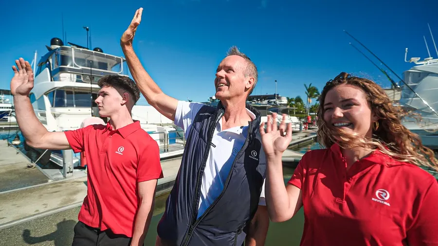 $40 million fleet departs Gold Coast for Sanctuary Cove in 320m procession, 18 May 2026