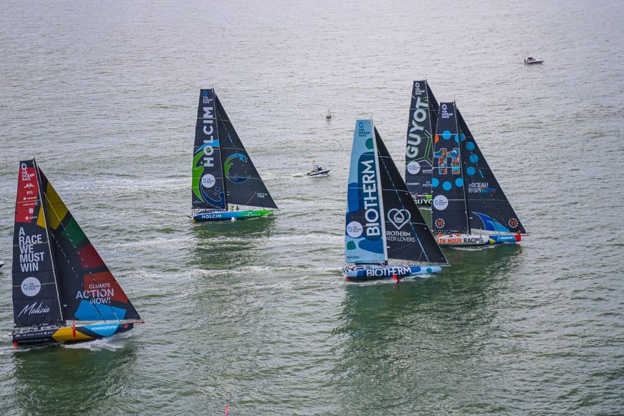 Leg start Itajai Brazil The Ocean Race 2023. Photo Credit: Sailing Energy / The Ocean Race