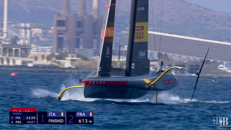 Luna Rossa - fast becoming the boat to beat Photo Credit: AC37 media
