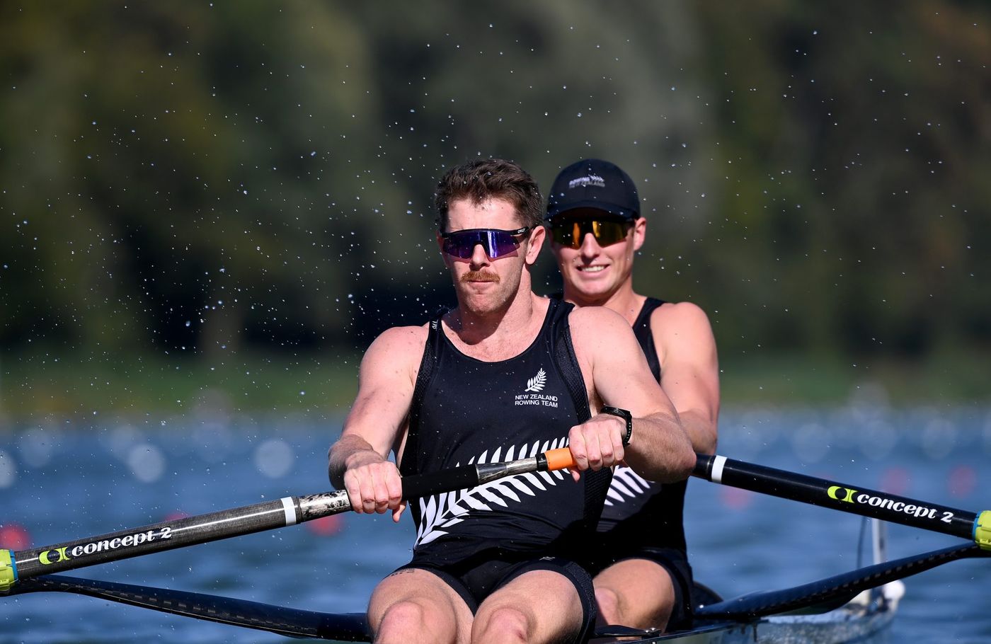 Kiwi pair power through Amsterdam's wind to top qualifying heat, 24 August 2026